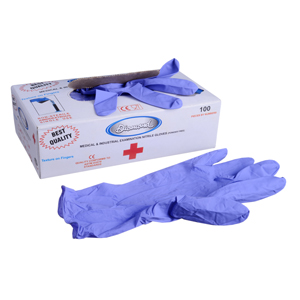 Diamond Thick Nitrile Powder Free Examination Hand Gloves
