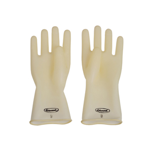 Post Mortem Rubber Hand Gloves In White Colour